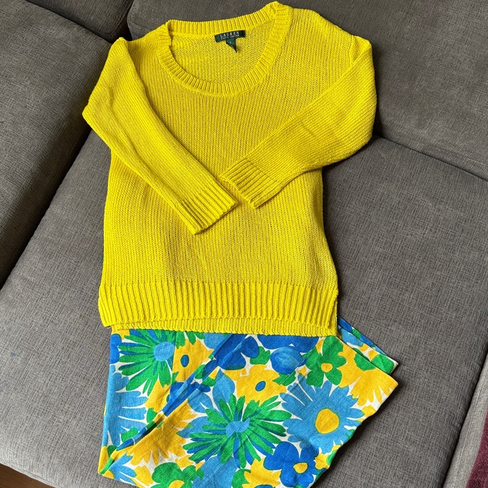 Ralph Lauren Yellow Sweater